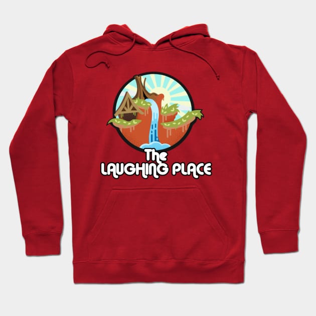 The Laughing Place Hoodie by WereAllMadBoutique